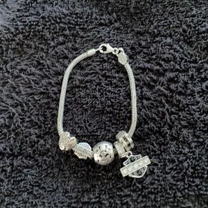 Harley Davidson charm bracelet